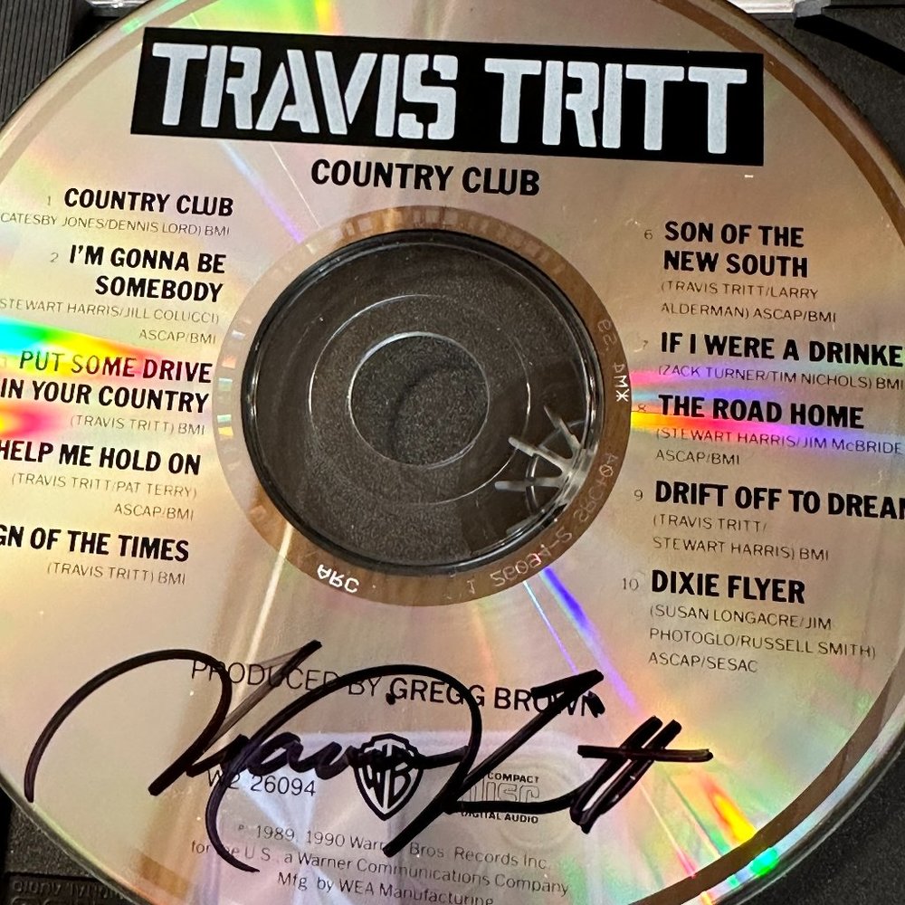 Signed Travis Tritt CD